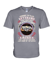 Remember the fallen V-Neck T-Shirt tile