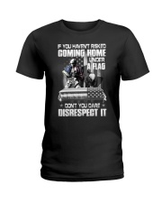 Coming home under a flag Ladies T-Shirt tile
