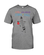 School Counselor Crayon Black Premium Fit Mens Tee tile