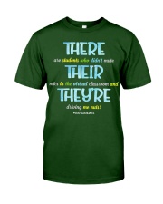 Teacher There Their They're Classic T-Shirt tile