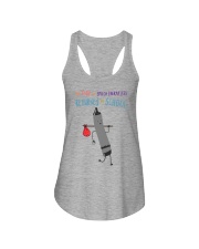 Speech Therapists Crayon Black Ladies Flowy Tank tile