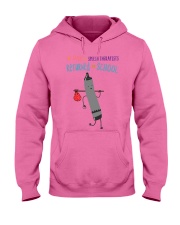 Speech Therapists Crayon Black Hooded Sweatshirt tile