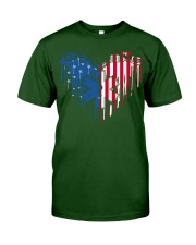 Paramedic Flag Heart Classic T-Shirt tile