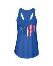 Paramedic Flag Heart Ladies Flowy Tank tile