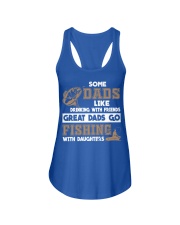 Fishing Dad and Daughter Ladies Flowy Tank tile
