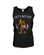 Bigfoot Let's get lit Unisex Tank tile