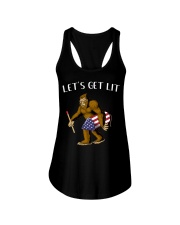 Bigfoot Let's get lit Ladies Flowy Tank tile