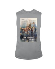 Giraffe Lived Happily Ever After Sleeveless Tee tile