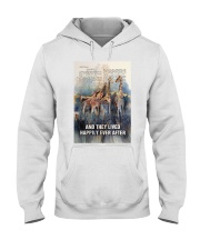 Giraffe Lived Happily Ever After Hooded Sweatshirt tile