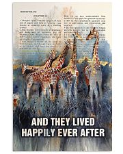 Giraffe Lived Happily Ever After 24x36 Poster front
