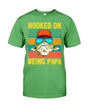Hooked on being papa Premium Fit Mens Tee tile