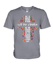 HAND CROSS V-Neck T-Shirt tile