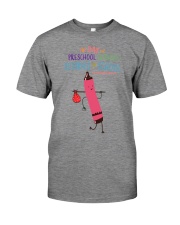 Preschool Crayon Red Premium Fit Mens Tee tile