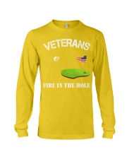 Veteran Fire in the hole Long Sleeve Tee tile