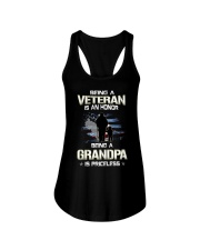 Veteran Grandpa Ladies Flowy Tank tile