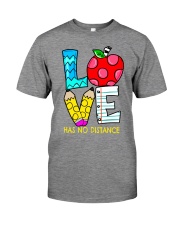 Teacher Love has no distance Premium Fit Mens Tee tile