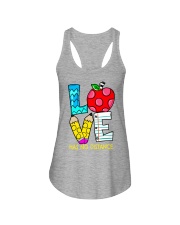 Teacher Love has no distance Ladies Flowy Tank tile