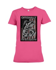 Offishally the best dad ever Premium Fit Ladies Tee tile