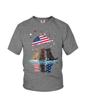 Labradors Independence Day Youth T-Shirt tile