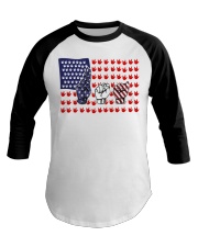 Sign Language USA Baseball Tee tile