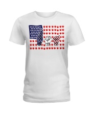 Sign Language USA Ladies T-Shirt tile