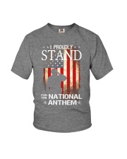 I proudly stand Youth T-Shirt tile
