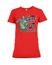 Turtle and Jesus Premium Fit Ladies Tee tile