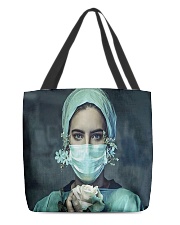 Nurse She is strong All-Over Tote tile