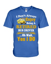 Bus driver V-Neck T-Shirt tile