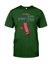 2nd Grade Crayon Red Classic T-Shirt tile