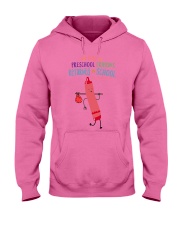 Preschool Crayon Pink Hooded Sweatshirt tile