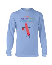 Preschool Crayon Pink Long Sleeve Tee tile