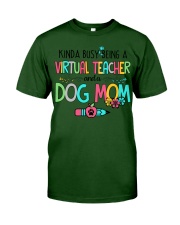 Teacher dog mom Classic T-Shirt tile