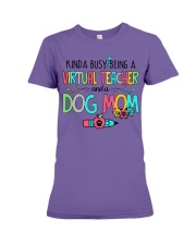 Teacher dog mom Premium Fit Ladies Tee tile