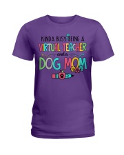 Teacher dog mom Ladies T-Shirt tile