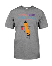 Teacher Crayon Orange Premium Fit Mens Tee tile