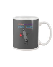 Math Teacher Crayon Black Mug tile