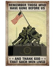 Veteran Remember those who have gone before us 11x17 Poster front