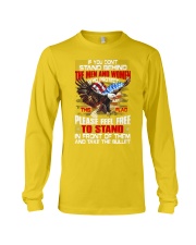 Stand behind men and women Long Sleeve Tee tile