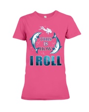 Diving This Is How I Roll Premium Fit Ladies Tee tile