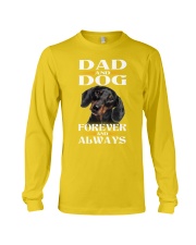 Dachshund Dad and dog forever Long Sleeve Tee tile