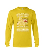 Grumpy Veteran too old to fight Long Sleeve Tee tile