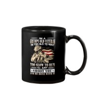Grumpy Veteran too old to fight Mug tile