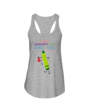 Kindergarten Crayon Green Ladies Flowy Tank tile