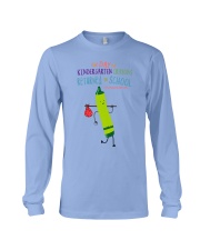 Kindergarten Crayon Green Long Sleeve Tee tile