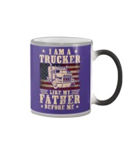 Trucker dad Color Changing Mug tile