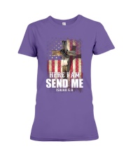 Here I am send me Premium Fit Ladies Tee tile