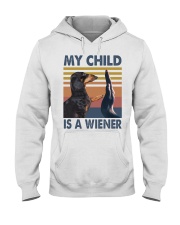 My child is a wiener Hooded Sweatshirt tile