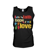 Faith Hope Love Unisex Tank tile