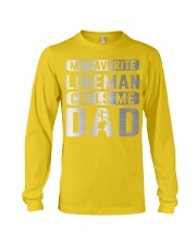 Lineman Dad Long Sleeve Tee tile